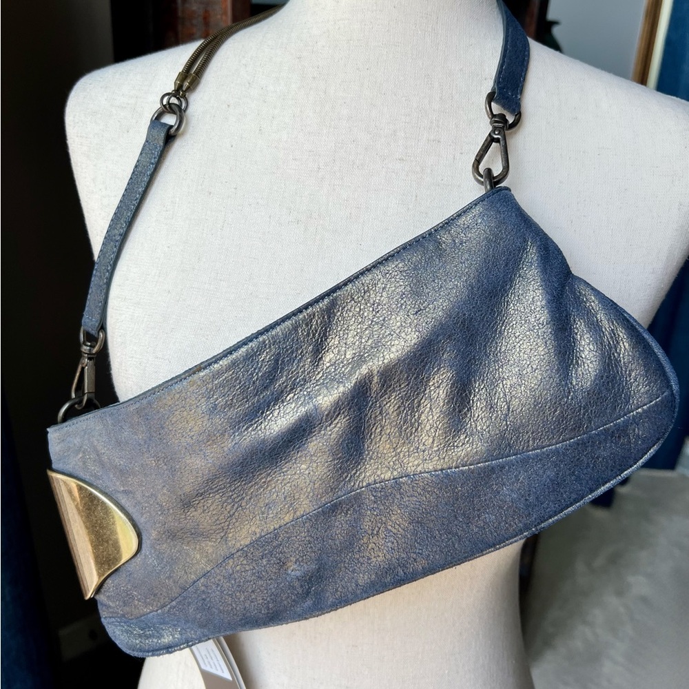 Halston 2n1 Shoulder Handbag & Clutch NWT